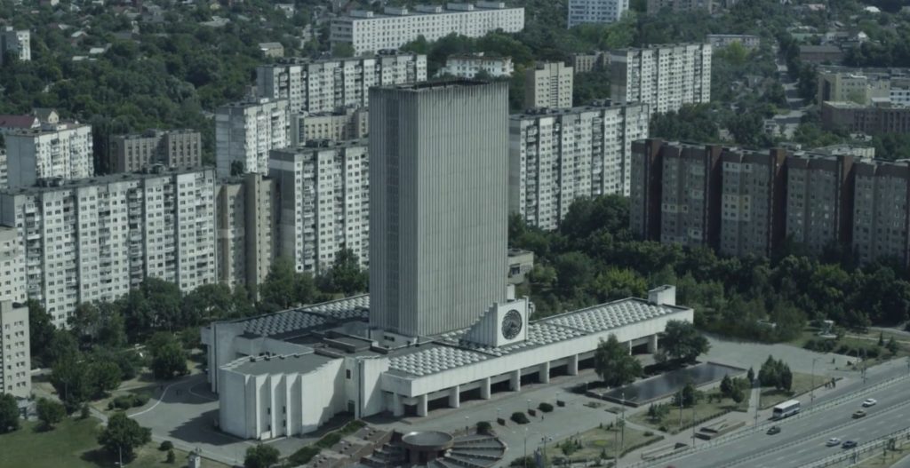 Национальная библиотека им. Вернадского в Киеве в сериале Чернобыль